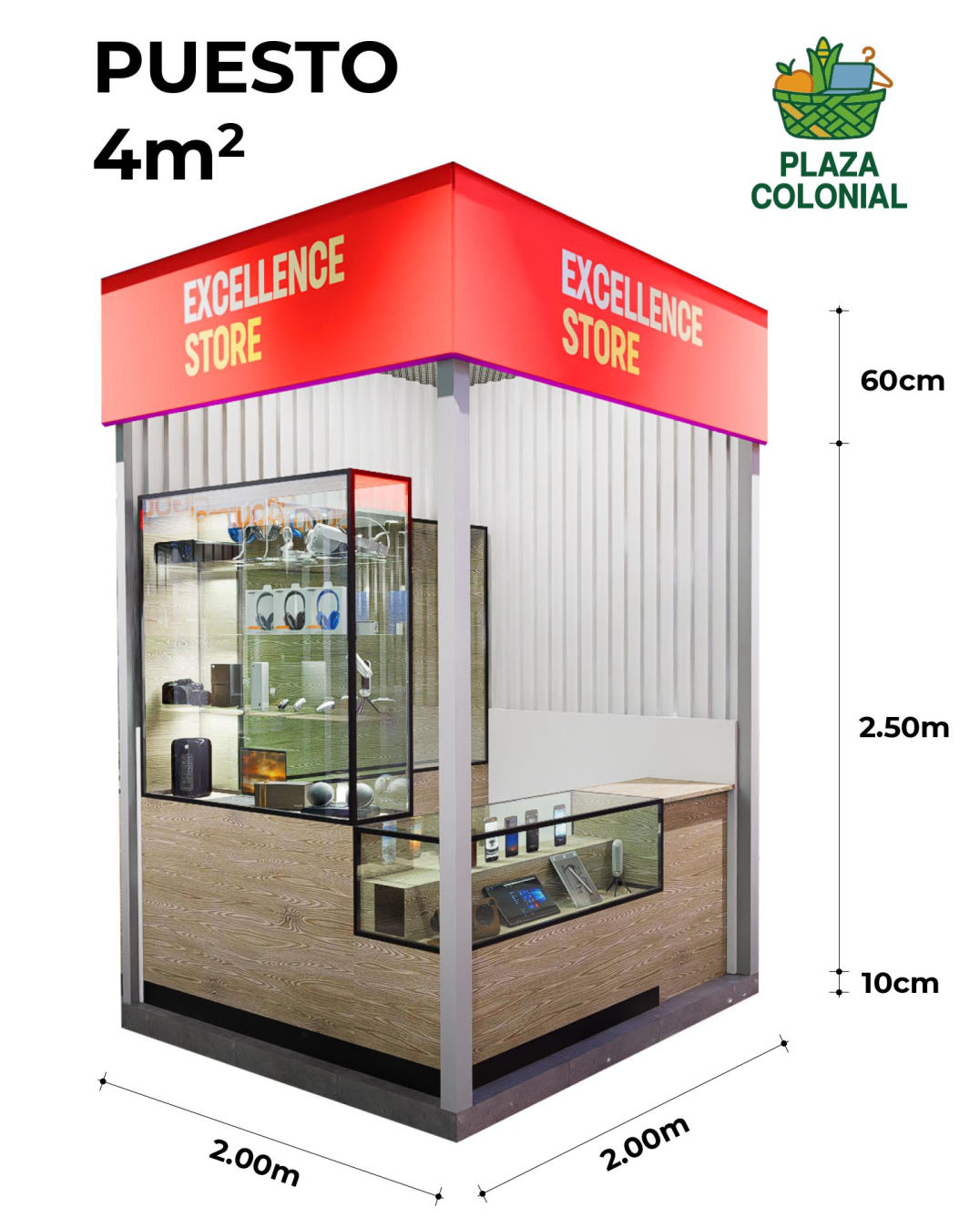 Puesto de 4m2