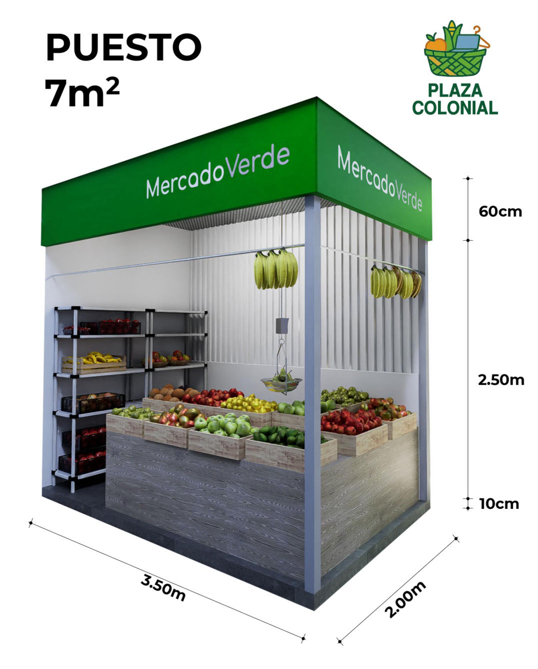 Puesto de 7m2